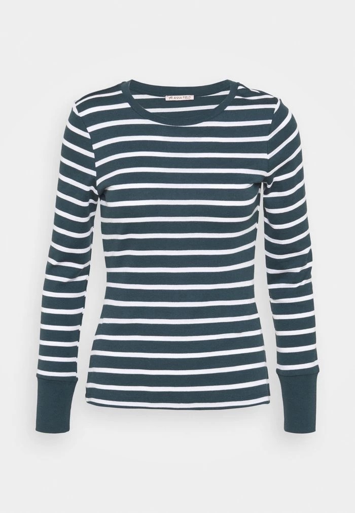 T-Shirt ANNA FIELD Anna Field Long Sleeved Top Bleu Marine Femme | JWS-2923376